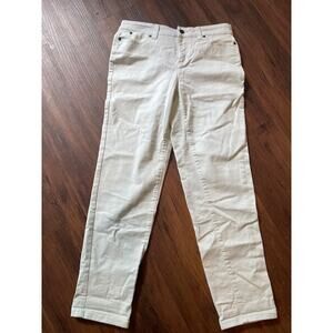 Talbots Size 4 Simply Flattering 5 Pocket Mint Green‎ Stretch Denim Jeans